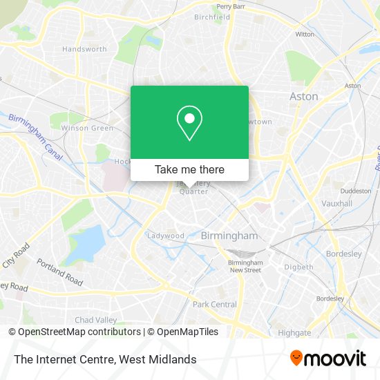 The Internet Centre map