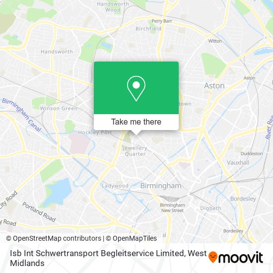 Isb Int Schwertransport Begleitservice Limited map