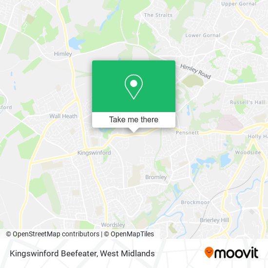 Kingswinford Beefeater map