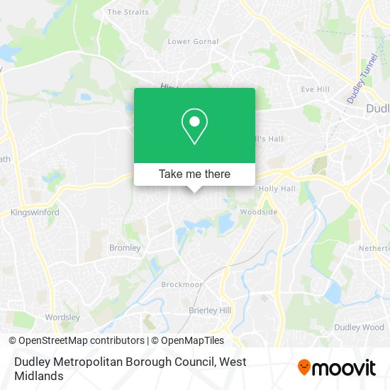 Dudley Metropolitan Borough Council map