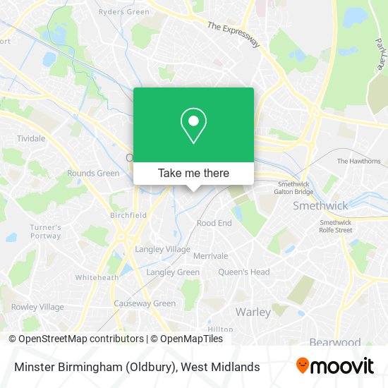 Minster Birmingham (Oldbury) map