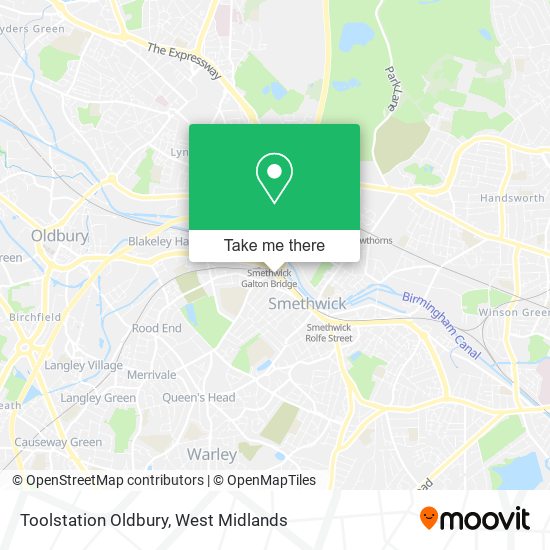 Toolstation Oldbury map