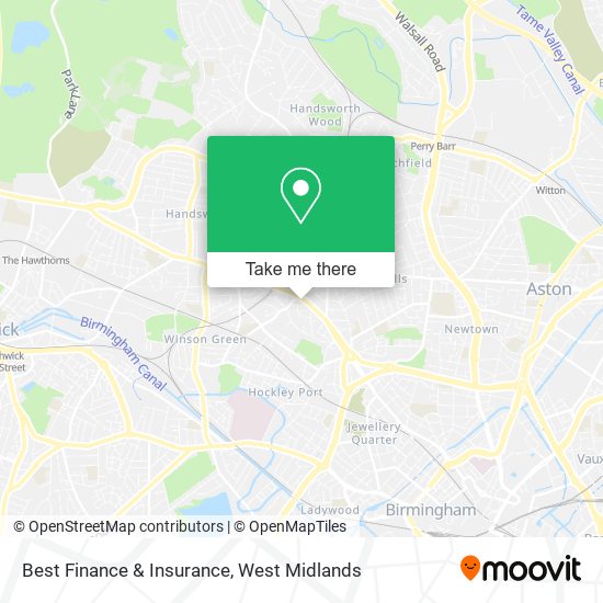 Best Finance & Insurance map