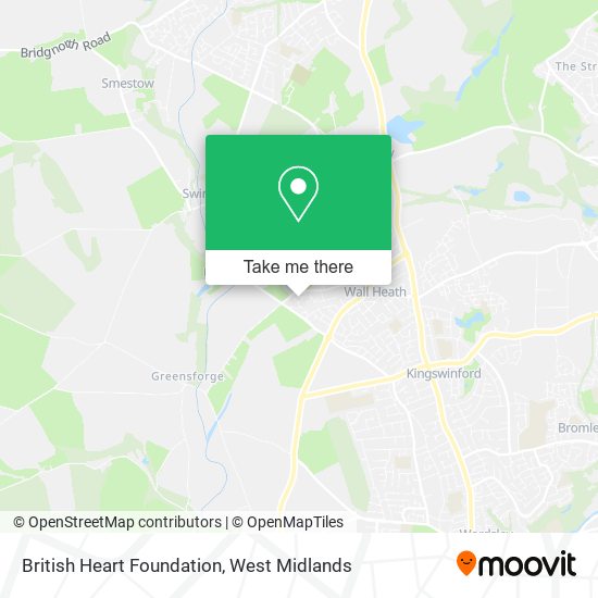 British Heart Foundation map