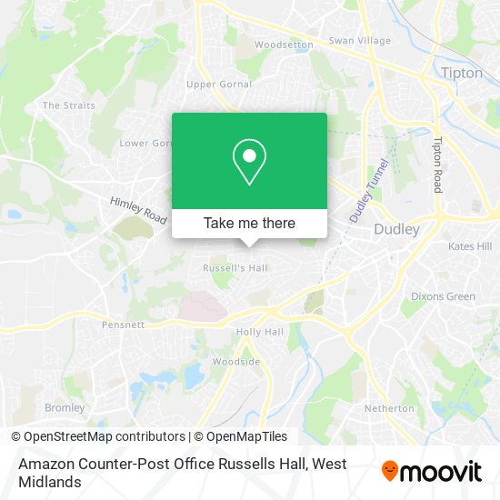 Amazon Counter-Post Office Russells Hall map