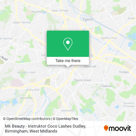 Mk Beauty - Instruktor Coco Lashes Dudley, Birmingham map