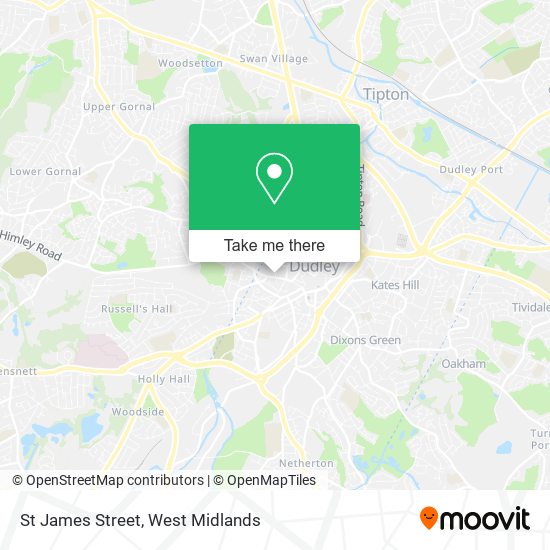 St James Street map