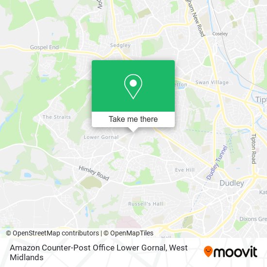 Amazon Counter-Post Office Lower Gornal map