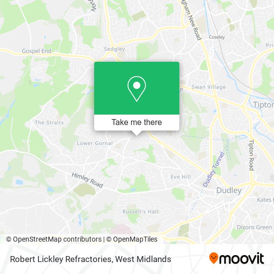 Robert Lickley Refractories map
