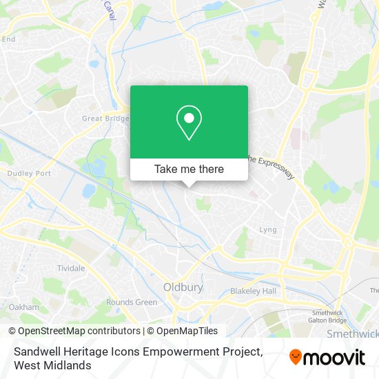 Sandwell Heritage Icons Empowerment Project map