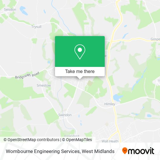 Wombourne Engineering Services map