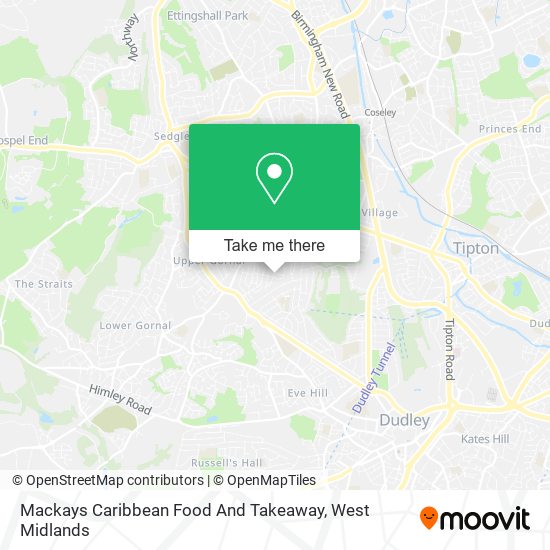 Mackays Caribbean Food And Takeaway map