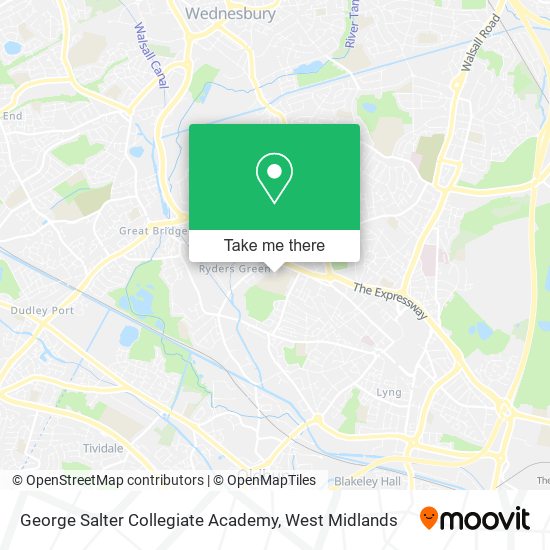 George Salter Collegiate Academy map
