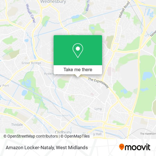Amazon Locker-Nataly map