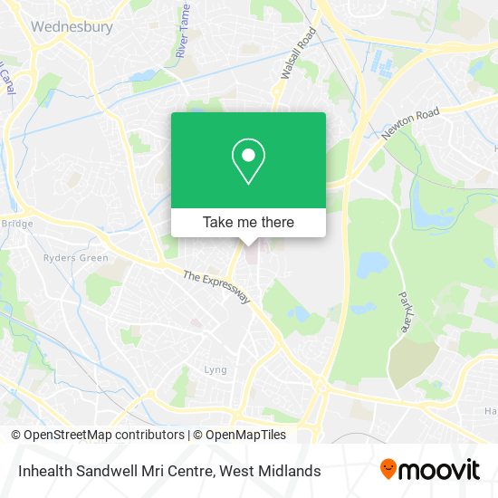 Inhealth Sandwell Mri Centre map