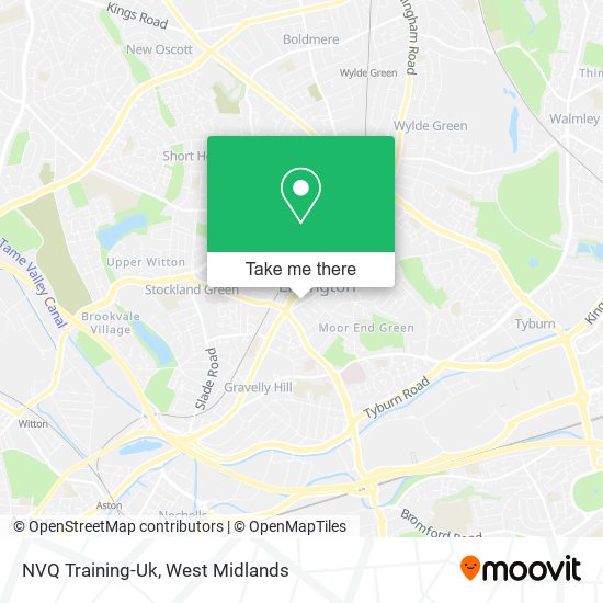NVQ Training-Uk map