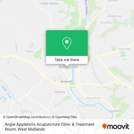 Angie Appleton's Acupuncture Clinic & Treatment Room map