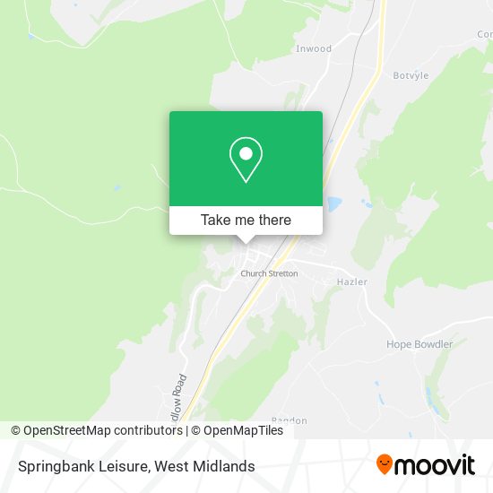 Springbank Leisure map