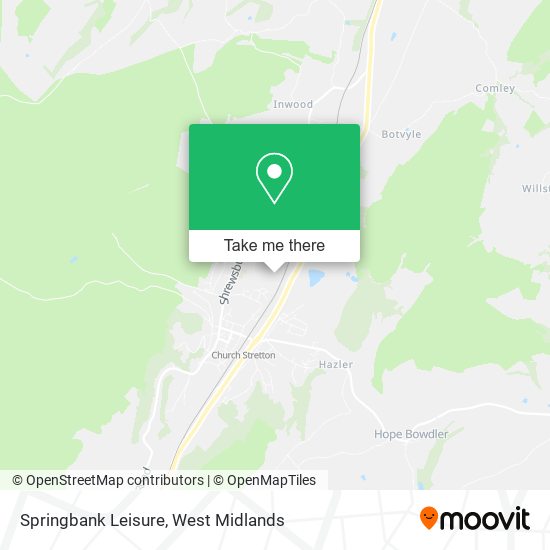 Springbank Leisure map