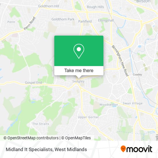 Midland It Specialists map