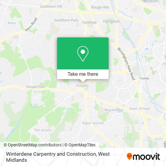 Winterdene Carpentry and Construction map