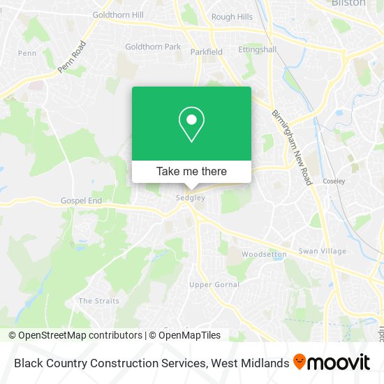 Black Country Construction Services map