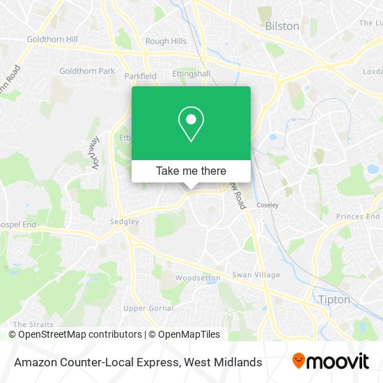 Amazon Counter-Local Express map