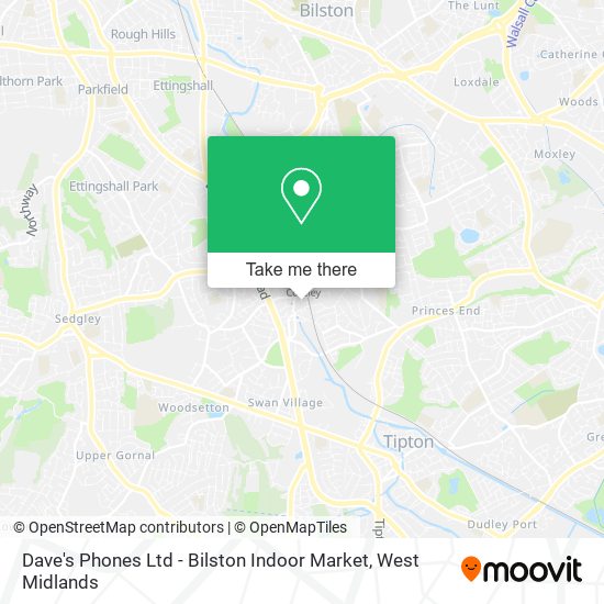 Dave's Phones Ltd - Bilston Indoor Market map