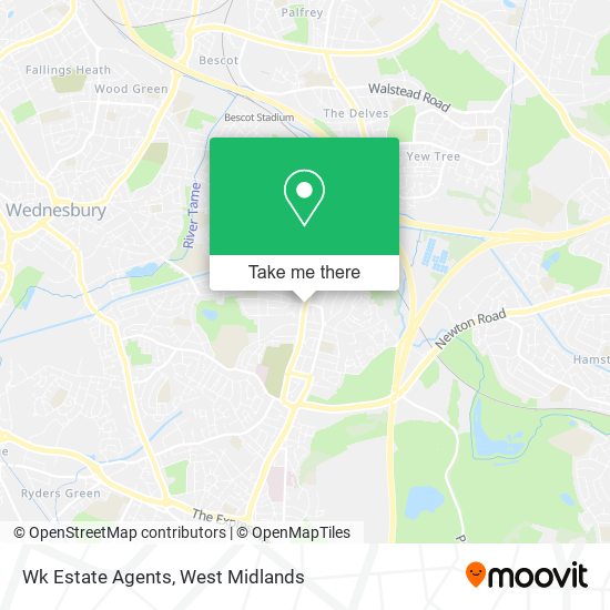 Wk Estate Agents map