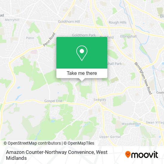 Amazon Counter-Northway Convenince map