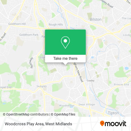Woodcross Play Area map