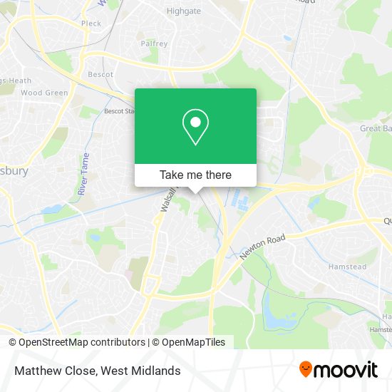 Matthew Close map