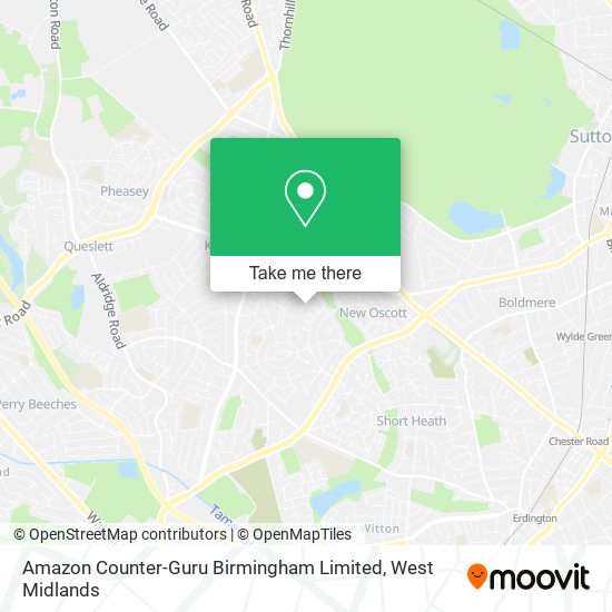 Amazon Counter-Guru Birmingham Limited map