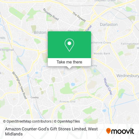 Amazon Counter-God's Gift Stores Limited map