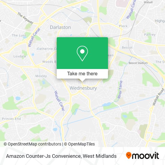 Amazon Counter-Js Convenience map