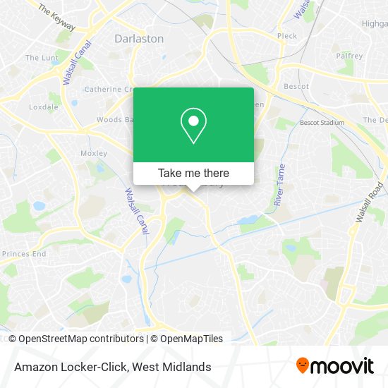 Amazon Locker-Click map