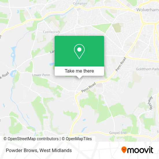 Powder Brows map