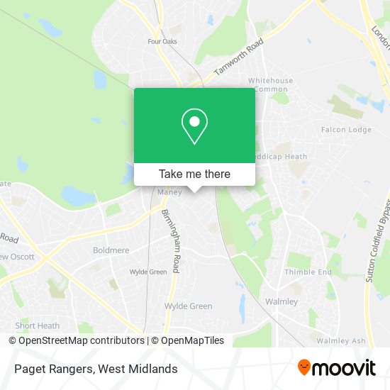 Paget Rangers map