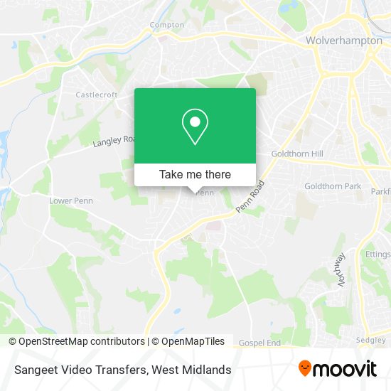 Sangeet Video Transfers map