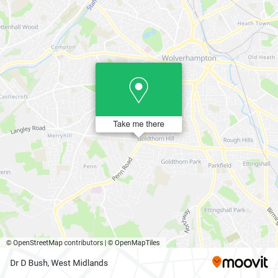 Dr D Bush map