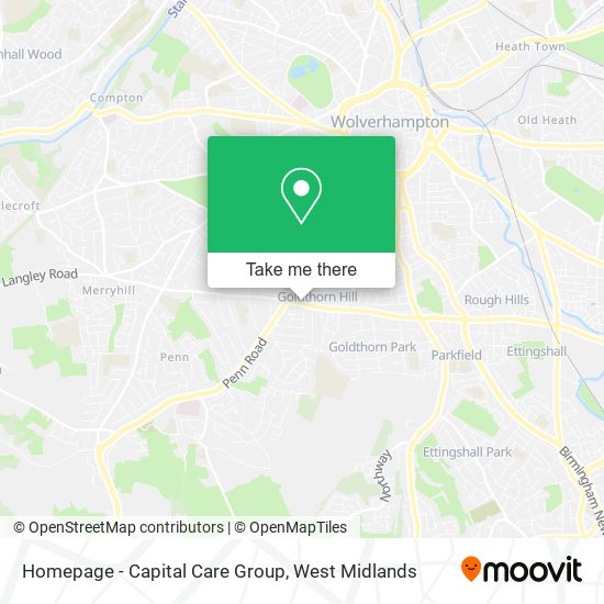 Homepage - Capital Care Group map