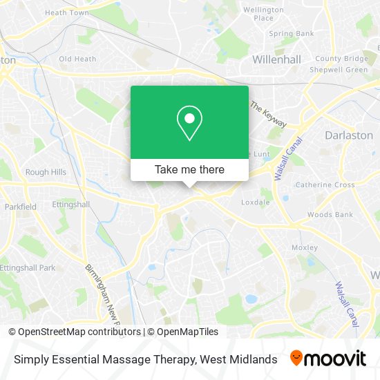 Simply Essential Massage Therapy map
