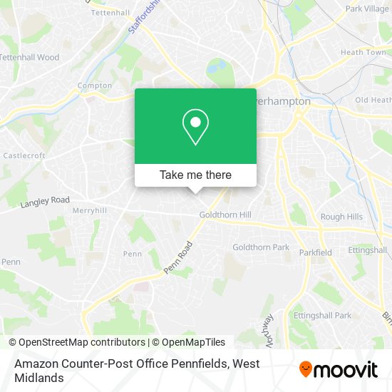 Amazon Counter-Post Office Pennfields map