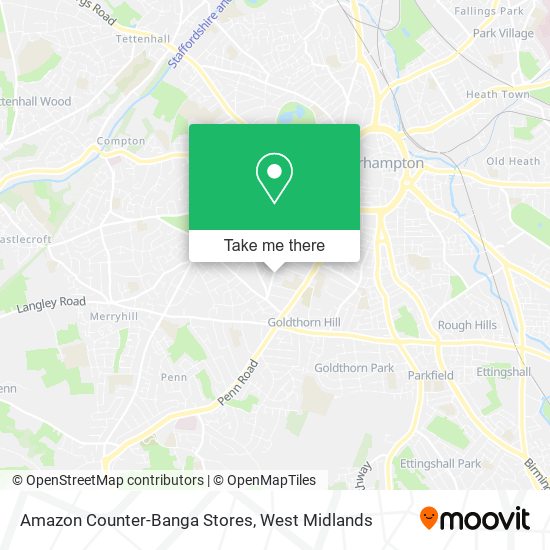 Amazon Counter-Banga Stores map