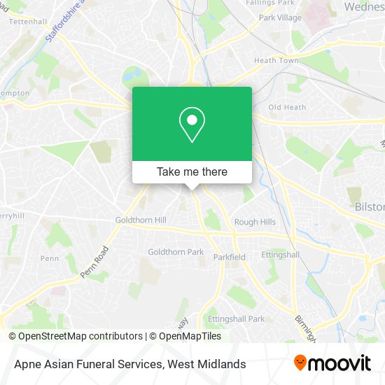 Apne Asian Funeral Services map