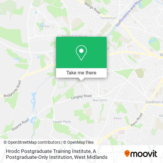 Hrodc Postgraduate Training Institute, A Postgraduate-Only Institution map