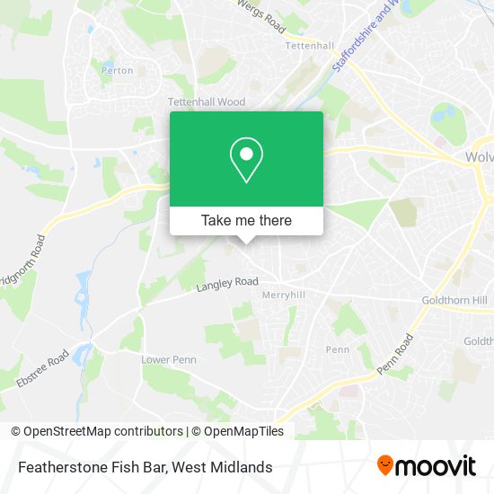Featherstone Fish Bar map