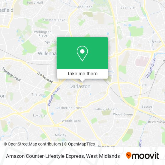 Amazon Counter-Lifestyle Express map