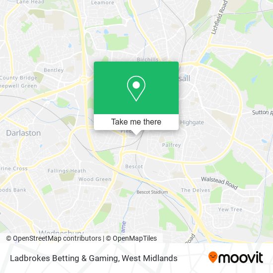 Ladbrokes Betting & Gaming map
