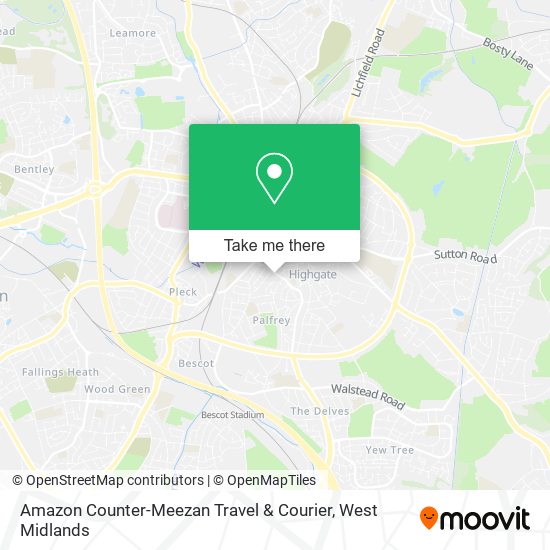 Amazon Counter-Meezan Travel & Courier map